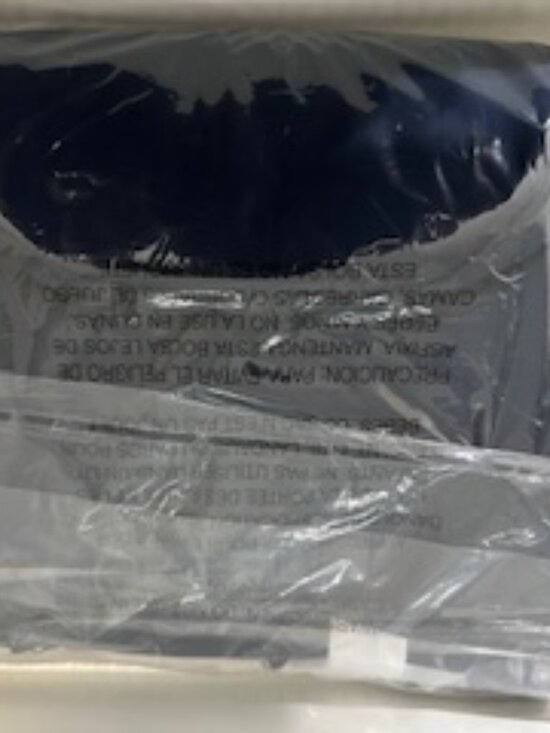 Vera Bradley Cotton Utility Bucket Crossbody Purse (Classic Navy) - Picture 5 of 6